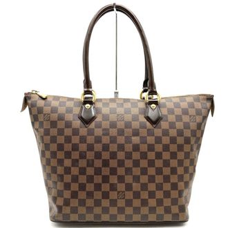 Louis Vuitton Damier Brown Damier Canvas Ebene Damier Canvas Tote Bag (Pre-Owned)