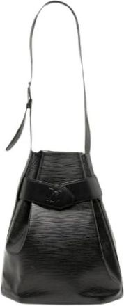 Louis Vuitton Pre-owned Bucket Bags, female, Black, Size: ONE SIZE Pre-owned Sac D Epaule PM
