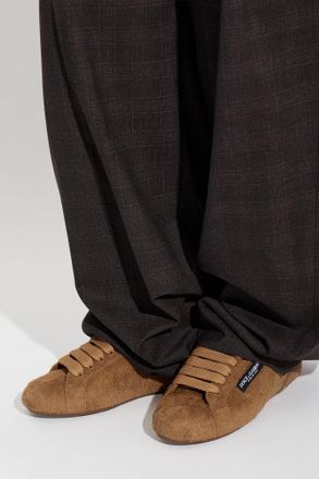 Dolce & Gabbana Portofino Soft Sports Shoes, Mens, Brown