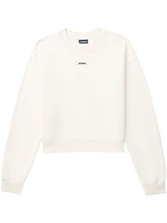 Jacquemus Felpa con applicazione logo - Toni neutri