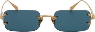 Linda Farrow TAYLOR LFL1131A Asian Fit C14 Womens Sunglasses Gold Size 53