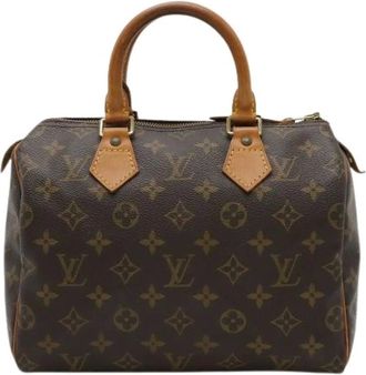 Louis Vuitton Pre-owned Handbags, female, Brown, Size: ONE SIZE Pre-owned Speedy25 Monogram Handbag