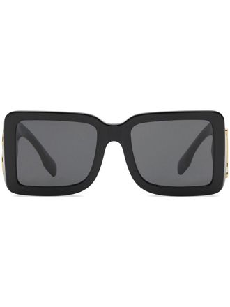Burberry Sunglasses logo-plaque square-frame sunglasses - Black