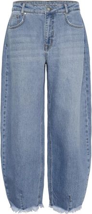 MY ESSENTIAL WARDROBE Wide Jeans - Dames - Loose Fit Jeans - Blauw - W28 L29 - Jeans