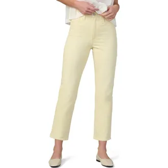 Joe's The Margot High Waist Ankle Slim Straight Leg Jeans in Double Cream at Nordstrom Rack, Size 24