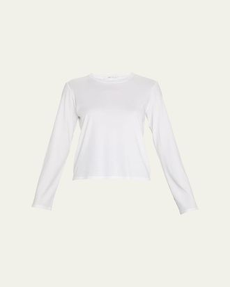 The Row Sherman Cotton Jersey Long-Sleeve T-Shirt