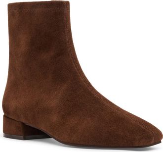 Blondo Ramon Leather Bootie in Choc Suede at Nordstrom, Size 6.5
