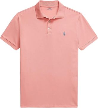 Polo Ralph Lauren Polo in cotone con ricamo logo - Rosa