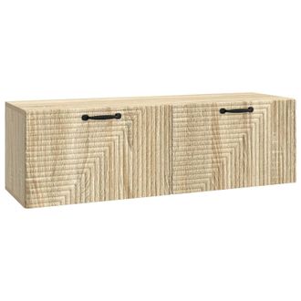 vidaXL Mueble Para Tv De Pared Roble Sonoma 98 X 31 X 30 Cm Vidaxl