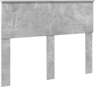 vidaXL Cabecero Gris Concreto 135 Cm Madera Contrachapada Vidaxl