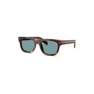 Prada Sunglasses, male, Brown, Size: 55 MM PR B12S 15W04D Sunglasses