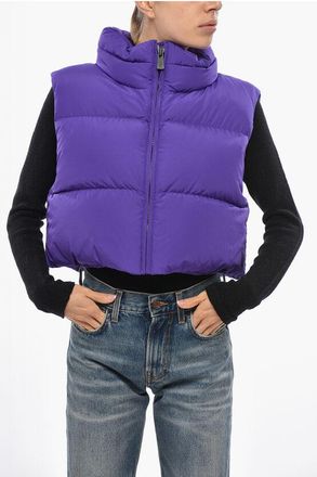 Bacon Crop RAMON Down Vest with Front Zip size Xs