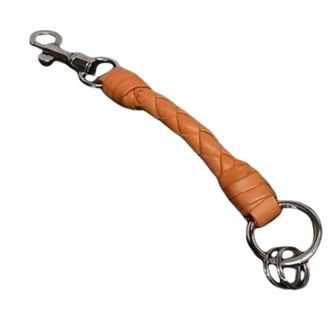 Bottega Veneta Pre-owned Accessories, female, Orange, Size: ONE SIZE Pre-owned Keyring