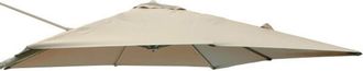 COSMA Toldo De Repuesto Para Sombrilla De Jard&iacute;n Cortavientos Mod. Saturno 3x3 Beige Agrisado