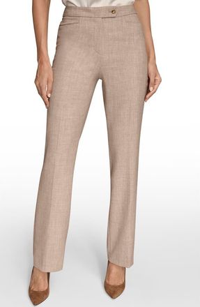 DKNY Straight Leg Woven Pants in Nolita Multi at Nordstrom, Size 10