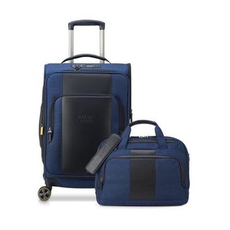 DELSEY Paris Wagram 2 Piece Set - 20 Carry-On Spinner & Briefcase with Laptop Sleeve in Navy at Nordstrom
