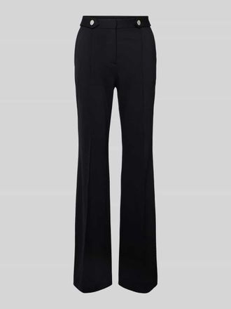 Lauren Ralph Lauren Stoffhose mit L&auml;ngsn&auml;hten Modell DREWIN in Black, Gr&ouml;&szlig;e 42