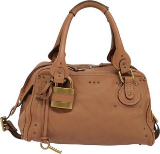 Chloé Paddington Brown Leather Handbag (Pre-Owned)