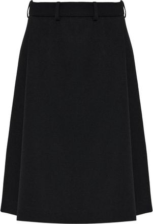 Balenciaga Wool Wrap Shorts - Dames - Korte Broeken - Zwart - S - Wol - Korte Broeken