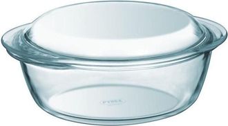 Pyrex Lot De 2 Cocottes - Pyrex - Verre - Rond - 2,3 L