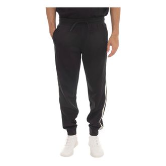 Emporio Armani Sweatpants, male, Black, Size: 2XL Logo Band Sweatpants