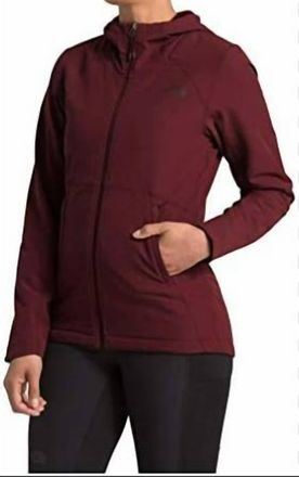 The North Face Womens Shelbe Raschel Hoodie In Deep Garnet Red
