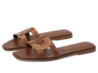 Cole Haan Chrisee Sandals Womens Sandals Dark Cuoio/Pecan Leather : 8.5 B - Medium, Rubber