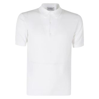 John Smedley Heren, Tops, Wit, Maat: 3XL Katoen