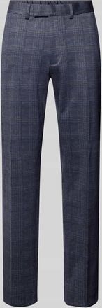 Christian Berg Anzughose mit Bügelfalten und Gesäßtaschen in Blau, Größe 106