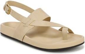 Franco Sarto Beryl Toe Loop Slingback Sandal in Beige at Nordstrom Rack, Size 7.5