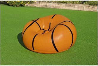 Trade Shop Trade Shop - Poltrona Pouf Gonfiabile Design Palla Da Basket Bambini Ragazzi 114x112x66cm 75103