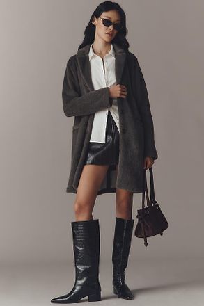 Sanctuary Hometown Fuzzy Knit Coat Jacket