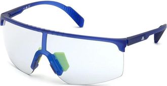 adidas SP0005 91X Matte Blue/Grey to Blue Mirror Photochromic