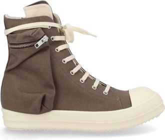 Rick Owens Brown High-top Sneakers