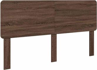 vidaXL Headboard with Headboard Brown Oak 180 cm Engineered wood vidaXL