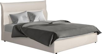 Habitat et Jardin Cama Con Caj&oacute;n De Almacenamiento De Terciopelo <> - 160 X 200 Cm - Beige