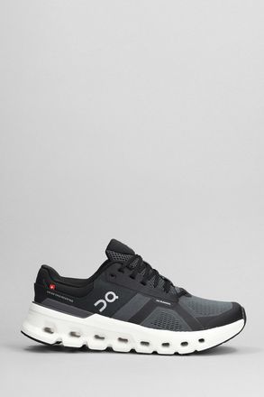 On Cloudrunner 2 Sneakers In Black Polyester