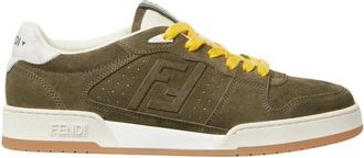 Fendi Green Logo Match Sneakers