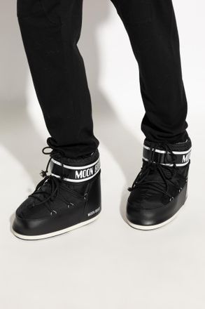 Moon Boot Snow Boots Icon Low Nylon, Mens, Black