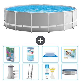 Intex Piscina Prism Frame Redonda - 457x122 Cm - 9-piezas S635