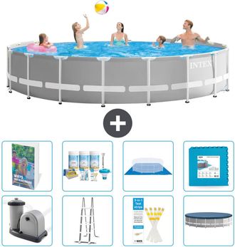 Intex Piscina Prism Frame Redonda - 549x122 Cm - 9-piezas S536