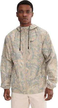Salty Crew Surface Windbreaker Mens Jacket Light Camo : 2XL, Mesh/Polyester
