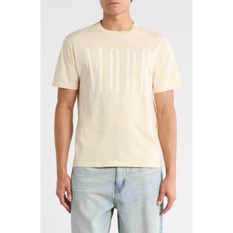 Museum of Peace and Quiet Headline Graphic Cotton T-Shirt in Bone at Nordstrom, Size Xx-Large
