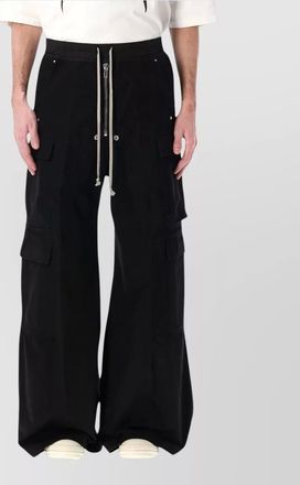 Rick Owens jumbo cargo trousers drop crotch canvas