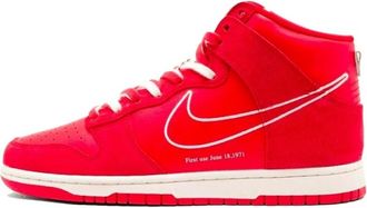 Nike Fitness, Heren, Rood, 42 EU, Leer, Dunk High SE First Use