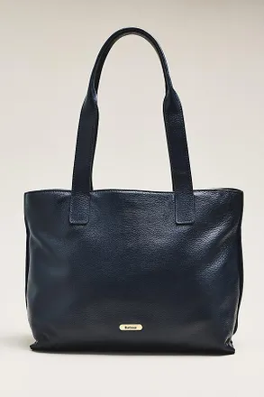 Barbour Alder Large Leather Tote Bag