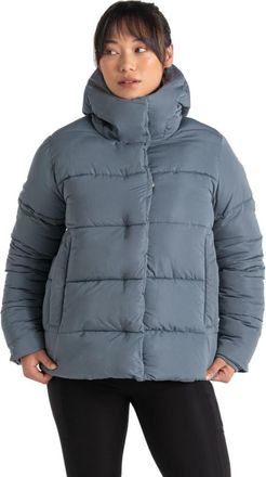Craghoppers Womens Orla Padded Hooded Puffer Coat - Blue - Size 8 UK