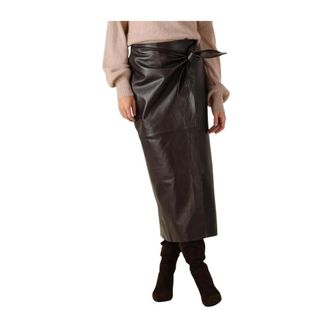 Ibana Dames, Rokken, Bruin, Maat: XS