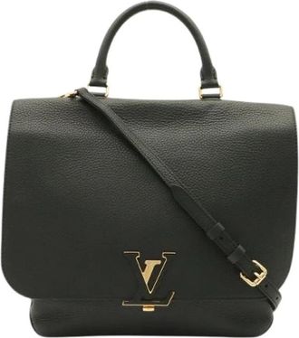 Louis Vuitton Pre-owned Volta Taurillon Leder 2way Tas - Dames - Vintage Handtas - Zwart - ONE Size - Leer - Vintage