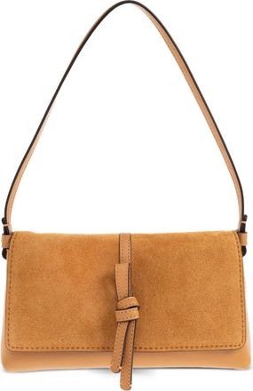 Kate Spade New York Small Loop Suede-panelled Knotted Shoulder Bag